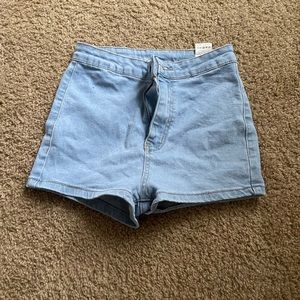Denim shorts
